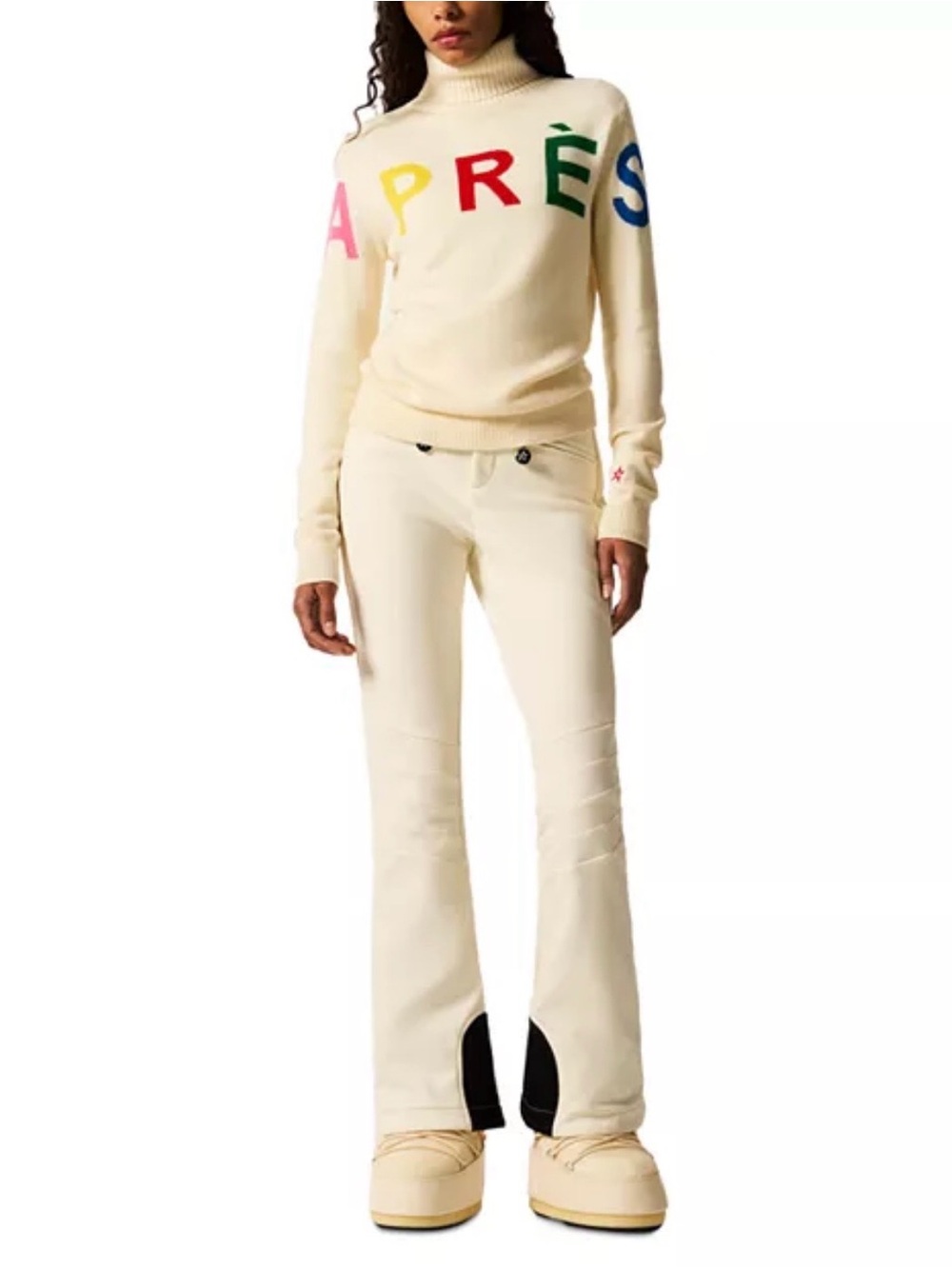 NWT Perfect moment apres merino wool ski sweater in snow white